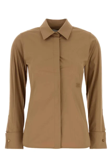 Max Mara Ala Logo Detailed Long-Sleeved Shirt