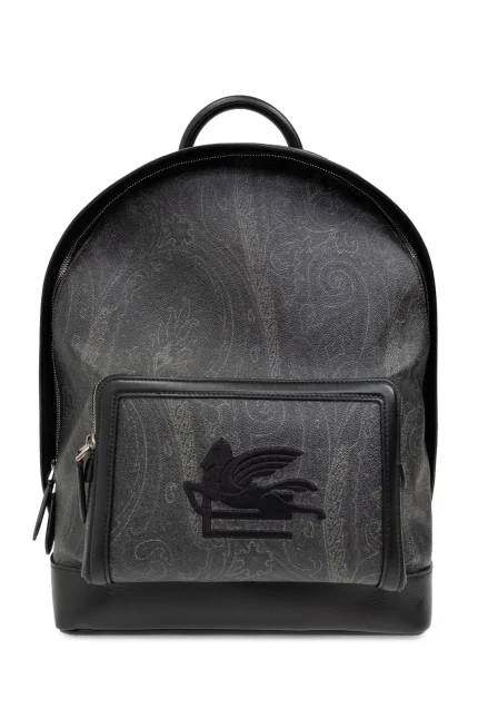 Etro Pegaso Motif Paisley Jacquard Backpack