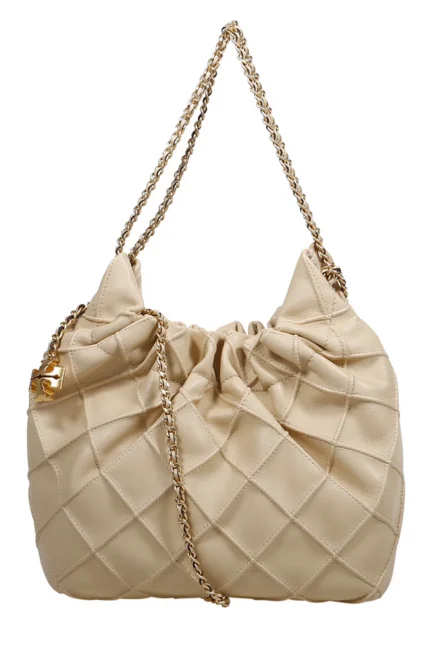 Tory Burch Fleming Drawstring Mini Hobo Bag