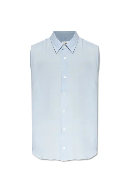 AMI Paris Sleeveless Buttoned Shirt