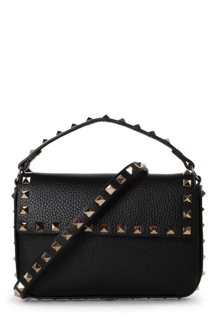 Valentino Garavani Rockstud Foldover Top Mini Tote Bag