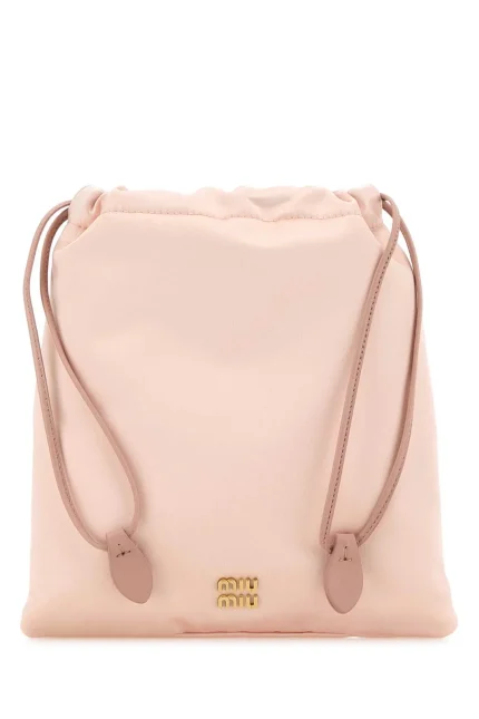 Miu Miu Logo Patch Makeup Bag