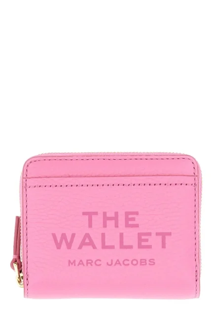 Marc Jacobs Logo Printed Zipped Mini Compact Wallet