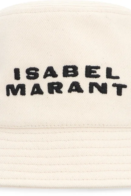 Isabel Marant Logo Embroidered Bucket Hat