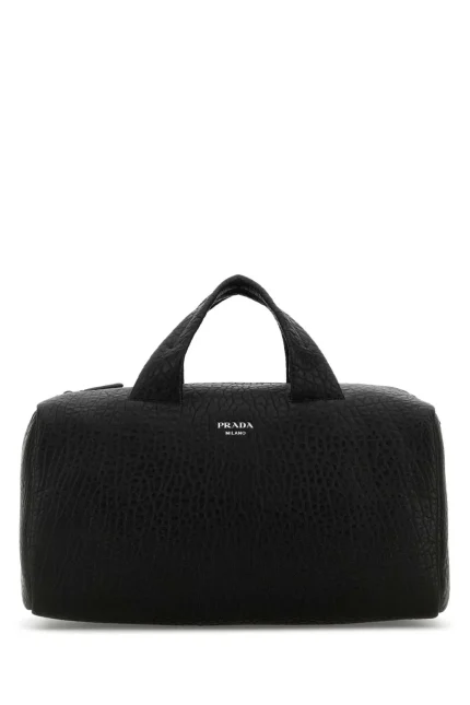 Prada Logo Printed Travel Bag