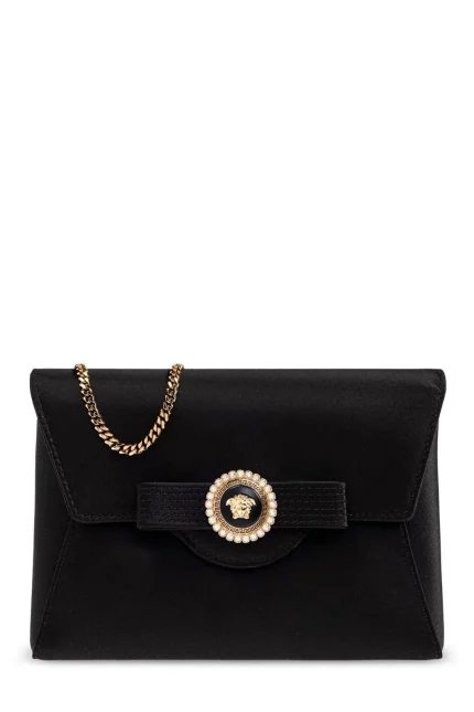 Versace Chain-Linked Clutch Bag