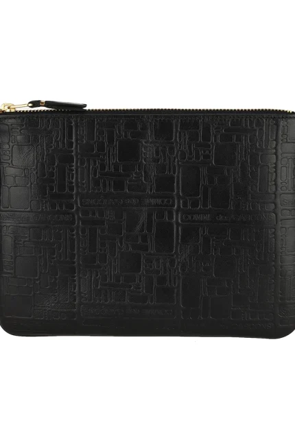 Comme des Garçons Wallet Embossed Pouch