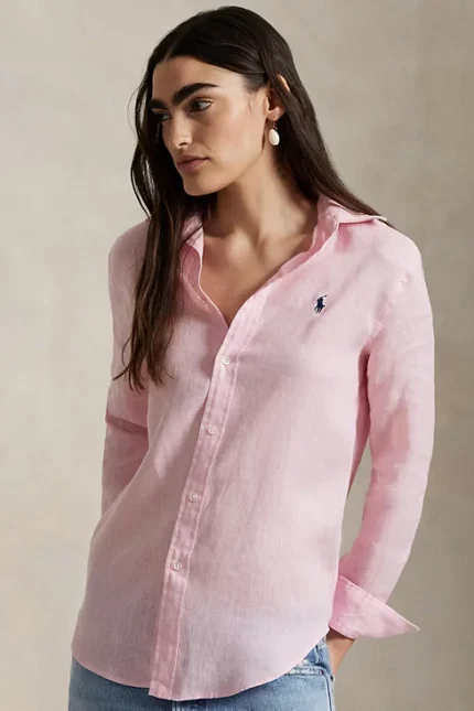 Women's Classic-Fit Linen Shirt