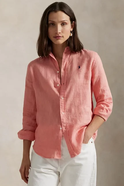 Women's Classic-Fit Linen Shirt