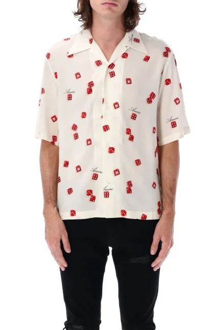 Amiri Decorative Printed Short-Sleeved Shirt
