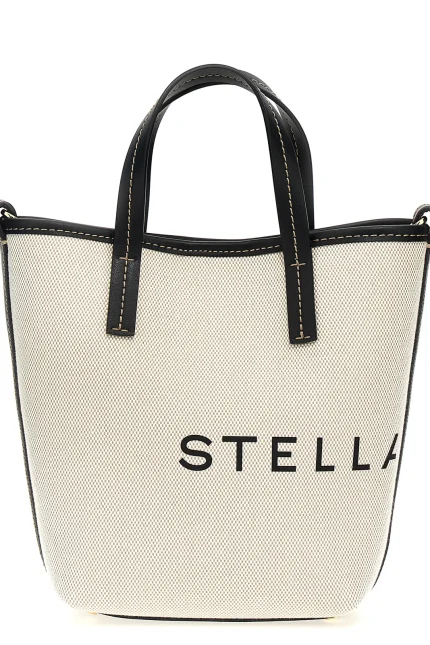 Stella McCartney Logo-Printed Top Handle Bag