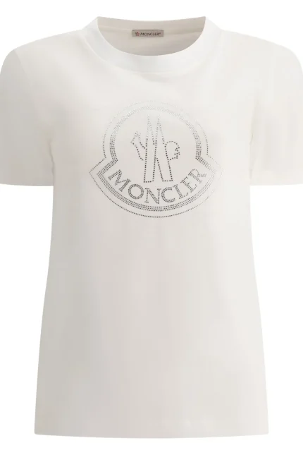 Moncler Logo Embellished Crewneck T-Shirt