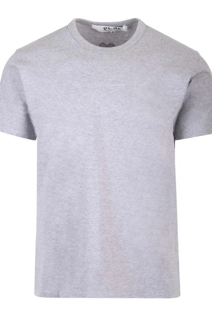 Comme des Garçons Play Logo Detailed Crewneck T-Shirt