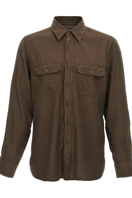 Tom Ford Flap Pocket Long-Sleeved Shirt