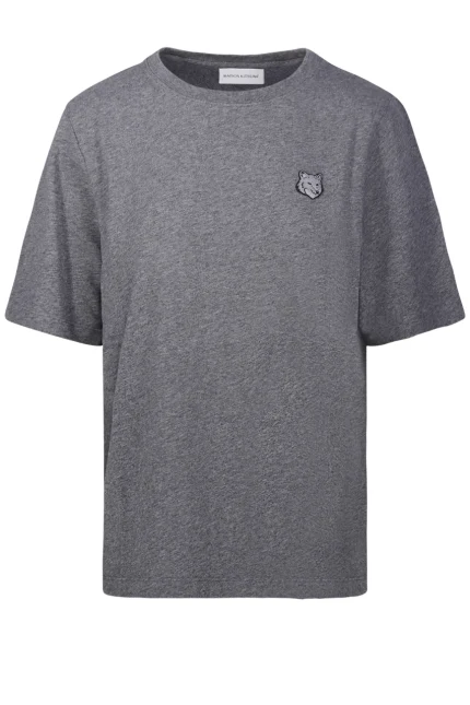Maison Kitsuné Fox Head Patch Crewneck T-Shirt