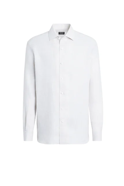 Zegna Buttoned Long-Sleeved Shirt