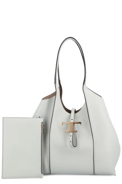 Tod's Logo Plaque Tote Bag
