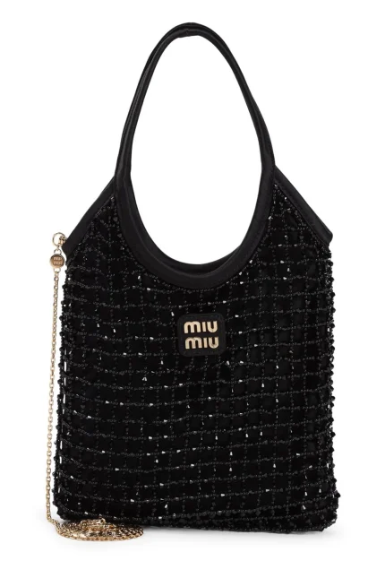 Miu Miu Ivy Embellished Handbag