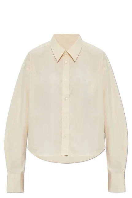 AMI Paris Ami de Coeur Cropped Shirt