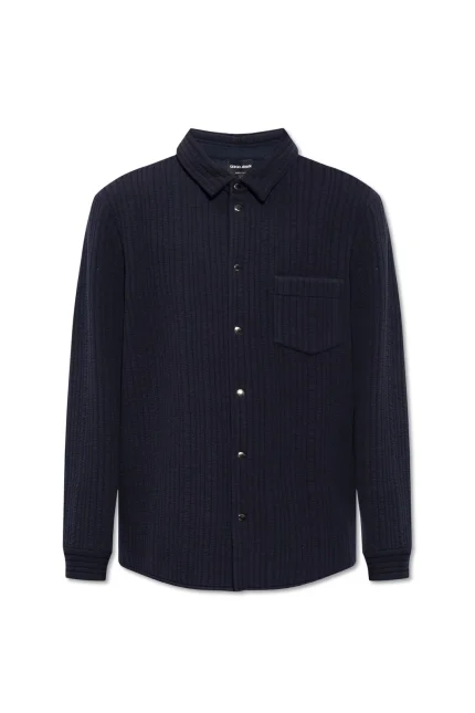 Giorgio Armani Quilted Long-Sleeved Shirt