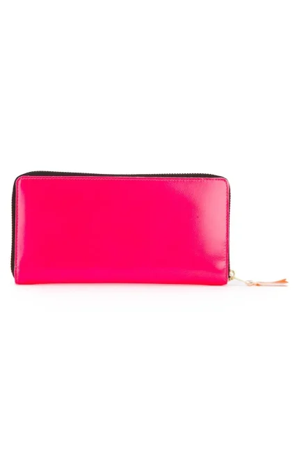 Comme des Garçons Wallet Super Fluo Zip-Around Wallet