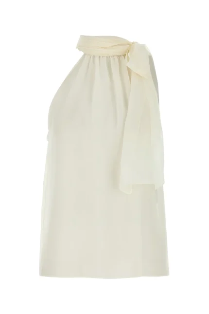 Tom Ford Sleeveless Lavalliere Blouse