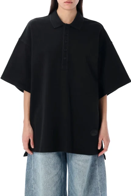 Alexander Wang Washed Oversized Polo Shirt