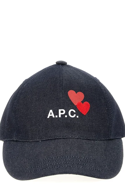 A.P.C. Valentines Day Denim Cap