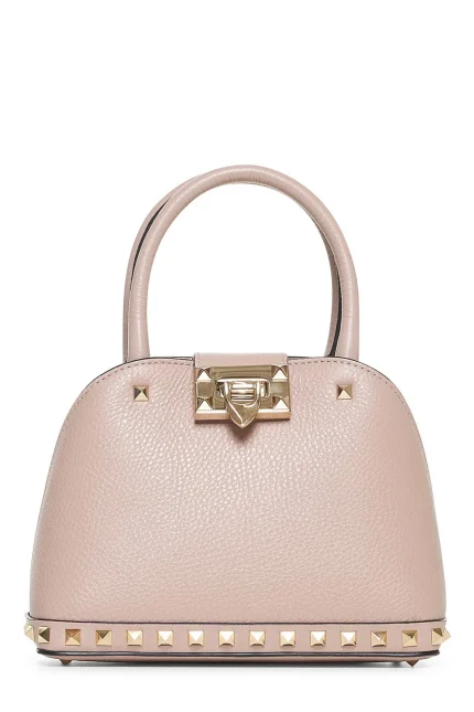 Valentino Garavani Rockstud Foldover Top Tote Bag