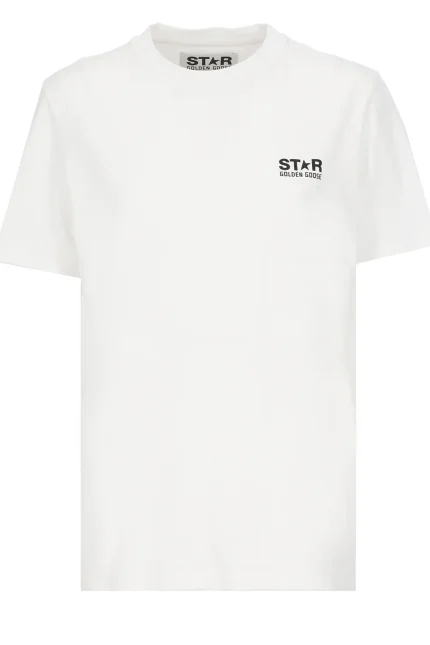 Golden Goose Deluxe Brand Logo Printed Crewneck T-Shirt