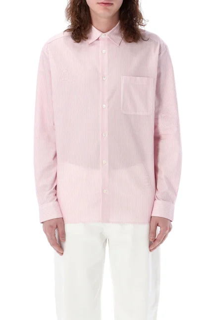 A.P.C. Malo Striped Long-Sleeveed Shirt