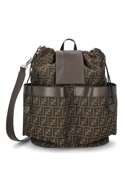 Fendi FF Motif Drawstring Backpack