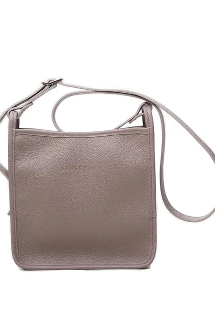 Longchamp Le Foulonné Logo Debossed Crossbody Bag