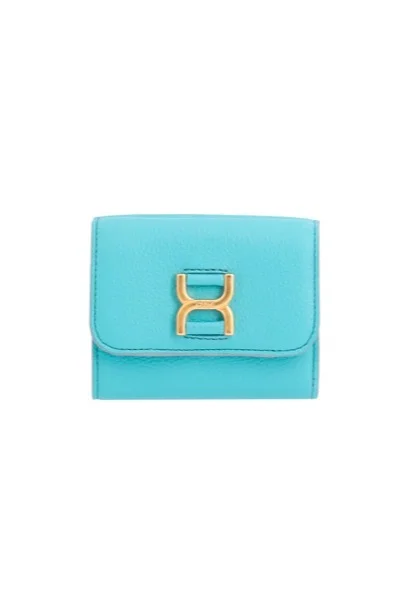 Chloé Logo Plaque Tri-Fold Wallet