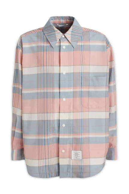 Thom Browne Checked Long-Sleeved Shirt