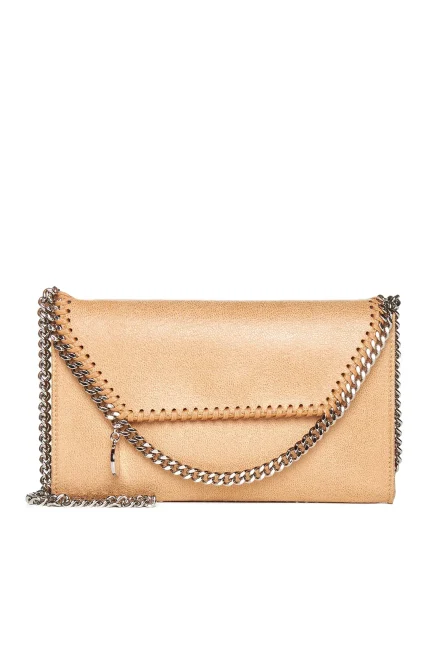 Stella McCartney Falabella Logo Charm Mini Crossbody Bag