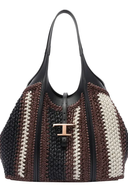 Tod's T Timeless Medium Shopping Bag