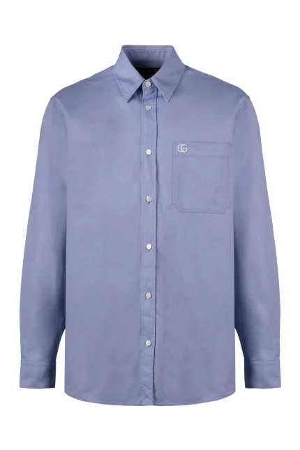 Gucci Embroidered Oxford Shirt
