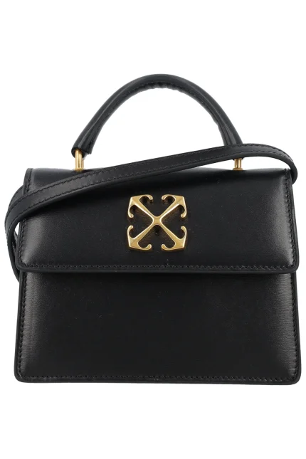 Off-White Jitney Baby Logo Plaque Shoulder Bag