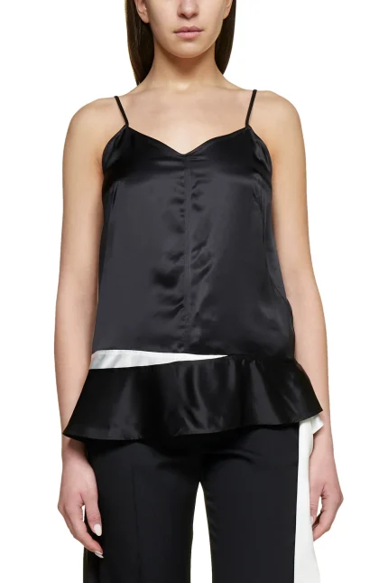 JW Anderson Draped V-Neck Sleeveless Top