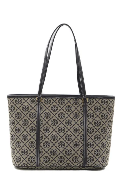 Tory Burch T Monogram Small Zipped Tote Bag