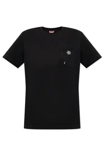 Kenzo Boke Flower Embroidered Loose T-Shirt