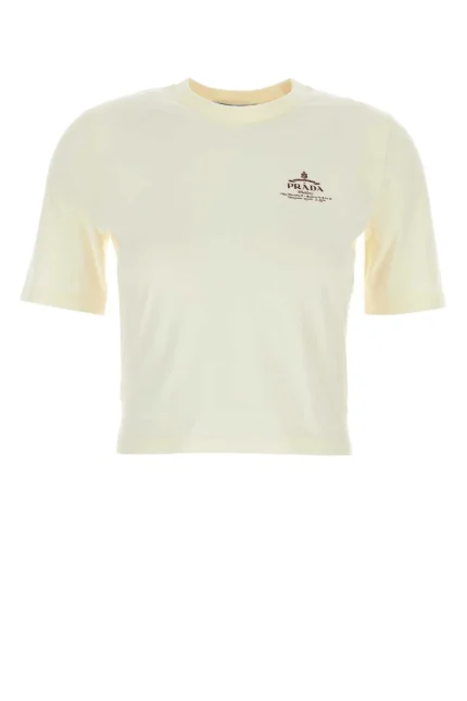 Prada Logo-Printed Crewneck T-Shirt