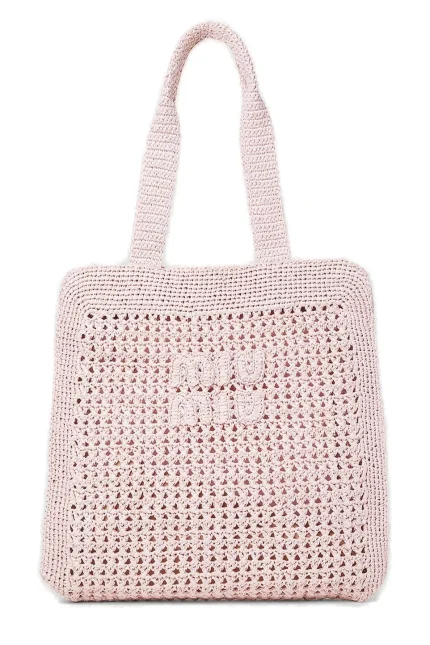 Miu Miu Crochet Shopping Bag