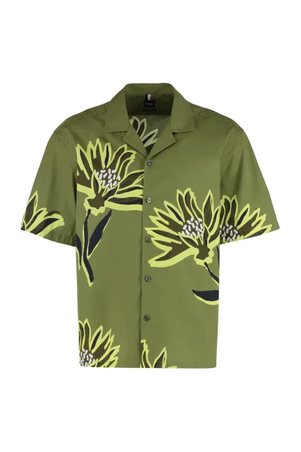 Boss Hugo Boss Floral Patterned Button-Up Shirt