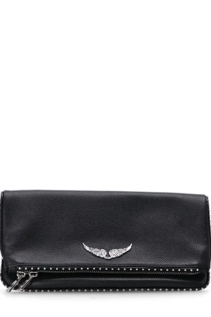 Zadig & Voltaire Stud-Embellished Chain-Linked Shoulder Bag