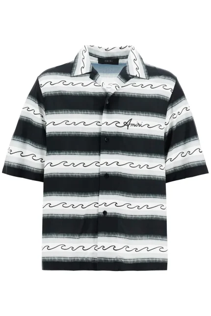 Amiri Baja Wave Printed Short-Sleeved Shirt