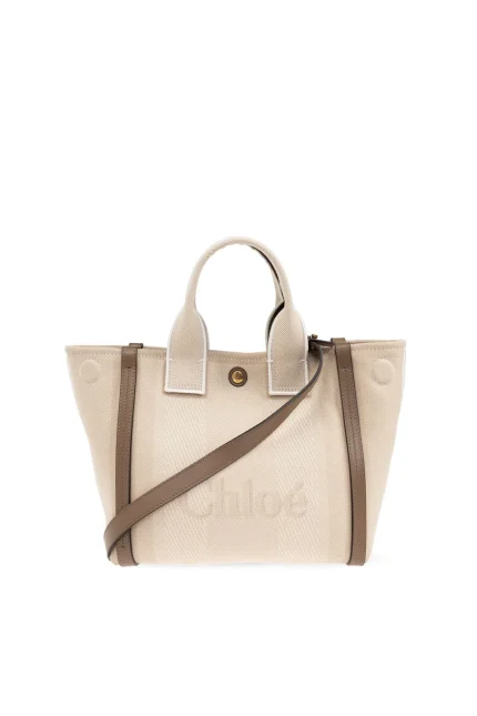 Chloé Carry Logo Detailed Small Tote Bag