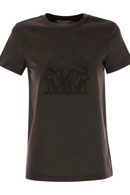 Max Mara Giovane Logo Embroidered Crewneck T-Shirt