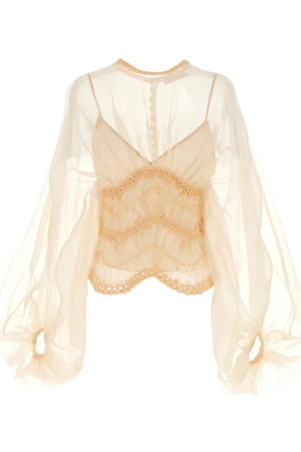Zimmermann Illuminate Macrame Bodice